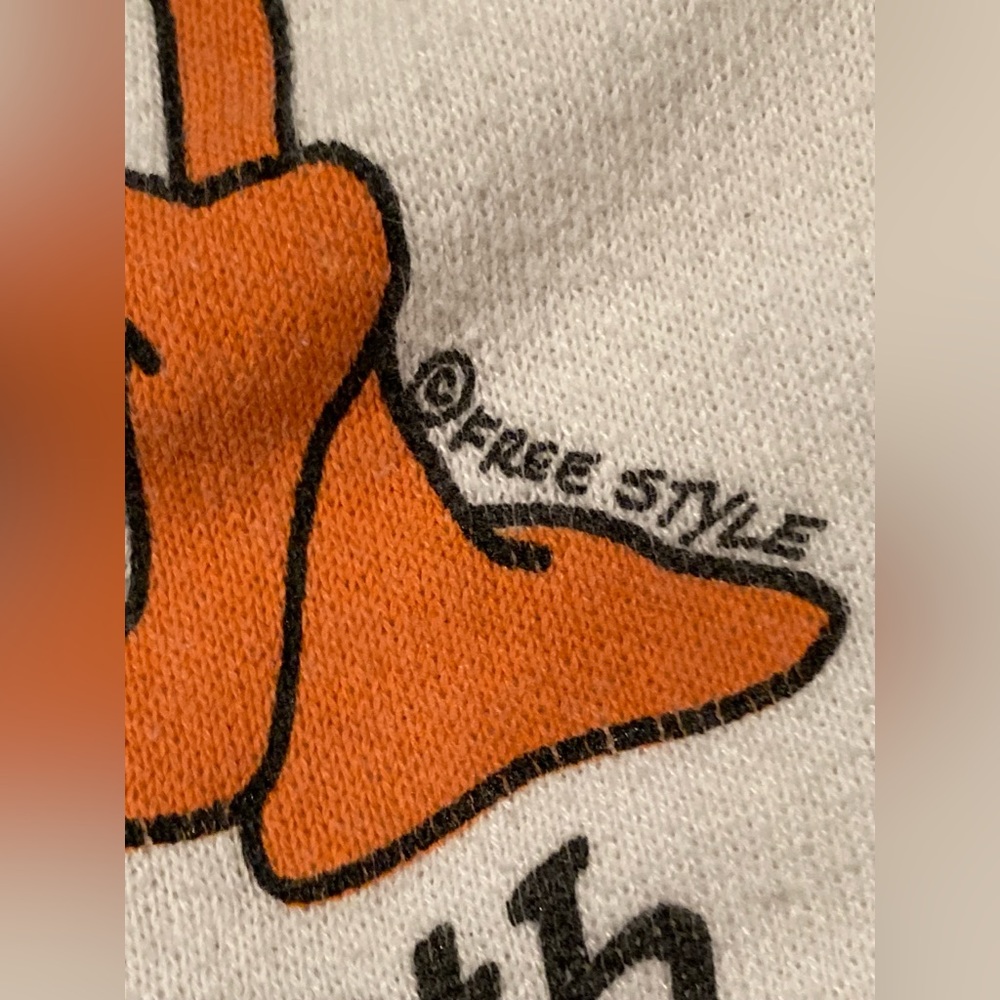 Vintage 1979 Ohio State University Freestyle Sweatshirt Geese On Earth Winter - Picture 4 of 10